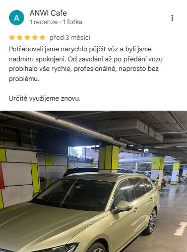 Autopujcovnapraha recenze ANWI Cafe